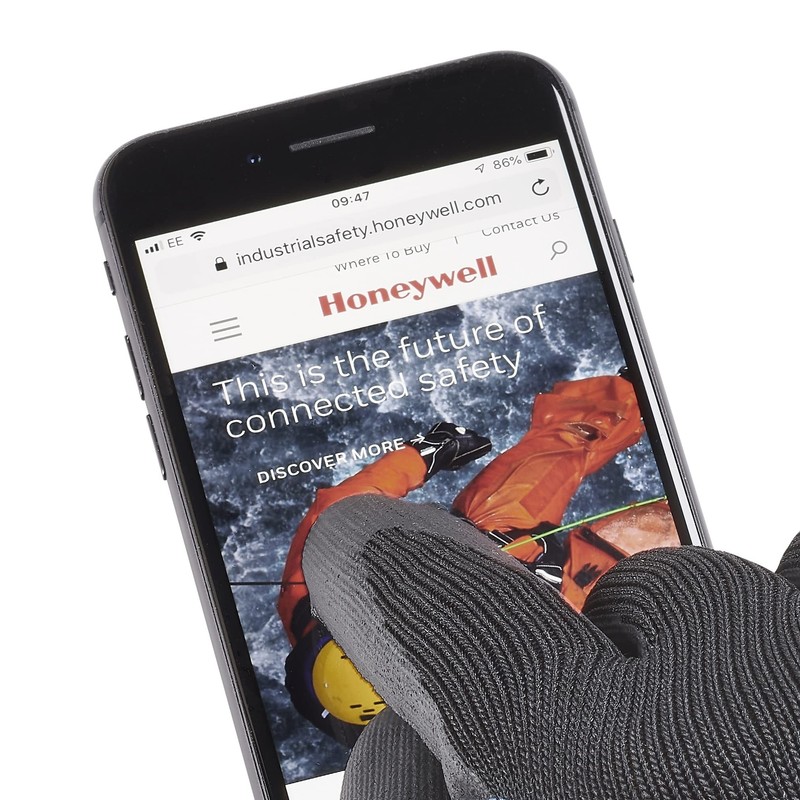 Honeywell 10 Pairs CoreShield™ Cut Resistant Work Gloves, Black/Red, Cut