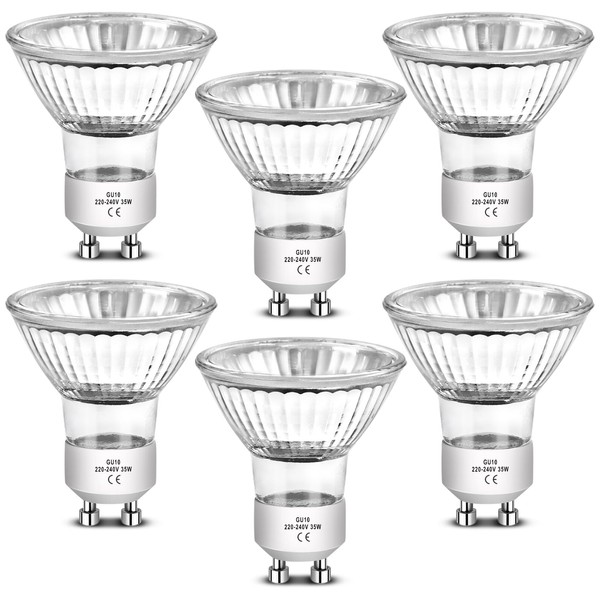 LedWekei GU10 Halogen Bulbs 220V Halogen Gu10 35W Dimmable 2700K