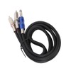 Dual 1/4 Inch TS to Dual RCA Stereo Sound Cable