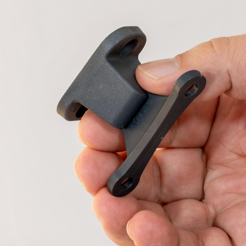 Caravan Door Stop 1 Pack Grey Screw On with 35mm