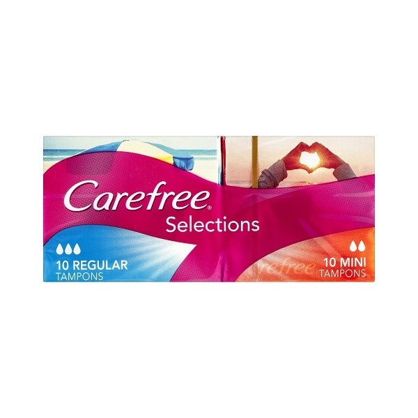 Carefree Selections Tampons 10 - Regular