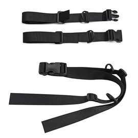 YQkangzhu 2 Pcs Adjustable Backpack Chest Straps, Heavy Duty Backpack Sternum Strap Belt with Quick Release Buckles, Universal ShoulderBag Schoolbag Rucksack Chest Strap for Hiking, Jogging, Camping