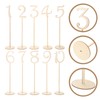 STOBAZA Set of 10 Wedding Table Numbers, Wooden Shape Table