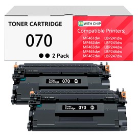 070 Toner Cartridge Compatible for Canon 070 Toner Cartridge CRG070 Compatible for Canon imageCLASS MF465dw MF462dw LBP246dw LBP247dw Printer (2 Pack)