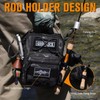 Dovesun Small Fishing Backpack, Fly Fishing Sling Pack Waterproof Fishing