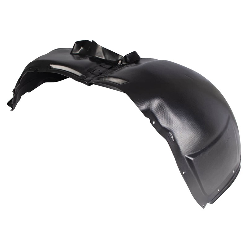 TRQ Front Right Inner Fender Liner Black Passenger Side Compatible