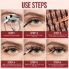 Higu Clace Manga-Lashes-Cluster Kit, Wispy Lash-Cluster Japanese Style DIY Eyelash