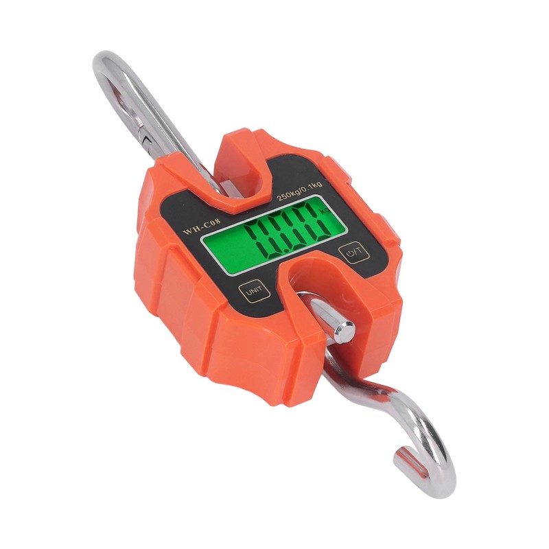 Mini Digital Crane Scale 250kg Range Portable Detachable LCD Display