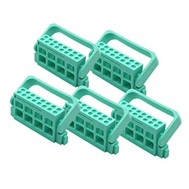 5 Pcs 16 Holes Autoclavable Endo Files Holder Dispenser Endodontic Drill Stand, Root Canal File Block Green