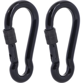 SEPWIK Carabiner Clips, 316 Stainless Steel Carabiner Clip, Heavy Duty Carabiner Hooks, Keychain Carabiners, Multi-Purpose Spring Snap Hook for Dog Leash, Outdoor Camping, Swing, Hammock