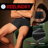 REELINDRY Men’s Incontinence Underwear Washable Leak Proof Boxer Briefs Absorbency