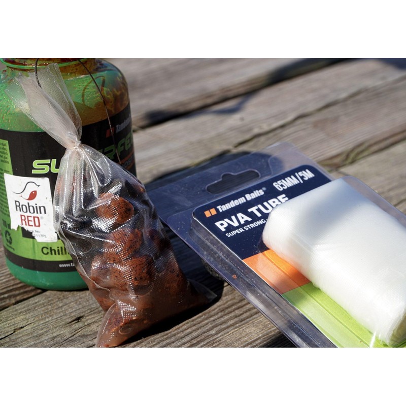 Tandem Baits 2 Pack PVA Tunnel Perforated Mesh PVA Bags
