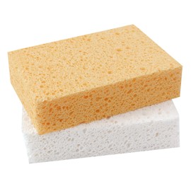 Extra Large Dish Sponges Kitchen for Cleaning, Natural Cellulose Sponges Reusable and Biodegradable, Non Scratch Sponge for Cleaning Household Use (2-Pack)