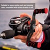 Fishing Reel Handle Carbon Fiber Frame with Fittings Replace Parts