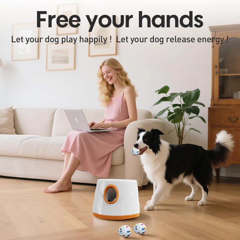 Abdtech Automatic Ball Launcher for Dogs - Dog Ball Thrower