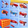SYNTHORA Foam Darts 36pcs Refill Pack, 3.7" EVA Foam Bullets,