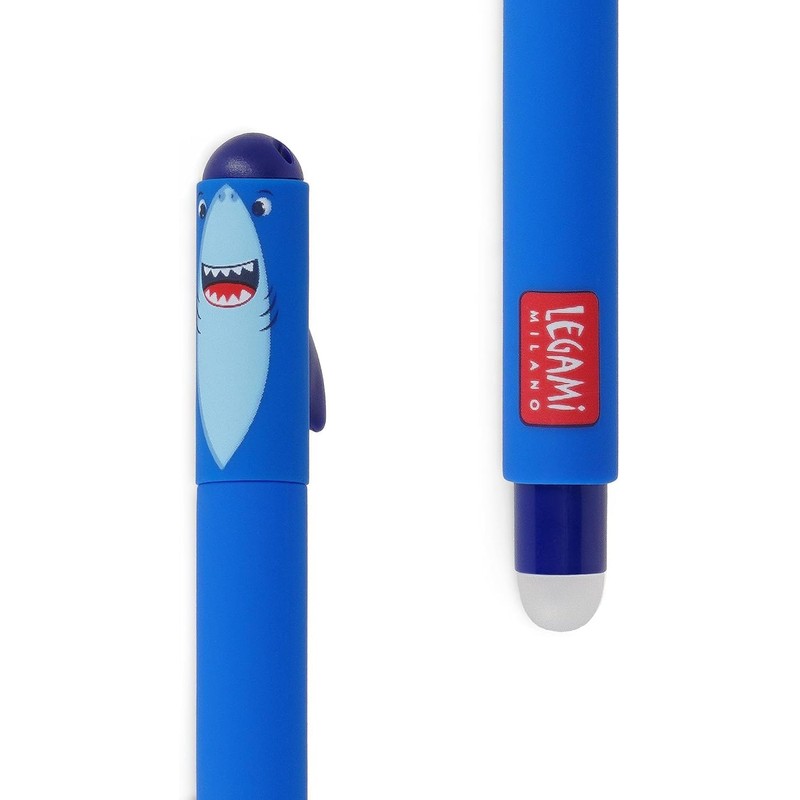 LEGAMI Set of 5 Erasable Gel Pens with Thermosensitive Eraser