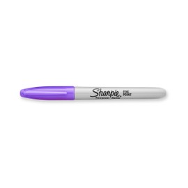 SHARPIE Fine Point Permanent Markers, Ultra Violet, 1 Count