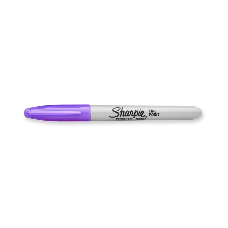 SHARPIE Fine Point Permanent Markers, Ultra Violet, 1 Count