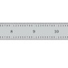 PEC Tools Flexible 18-inch Steel Ruler, High-Carbon Steel, 1/32“, 1/64”,