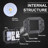 Flush Mount LED Pods, Auto Power Plus 2pcs 80W Flush