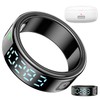 PXOEH AI Smart Ring,Fitness Tracker for Men Women,Heart Rate, Oxygen,