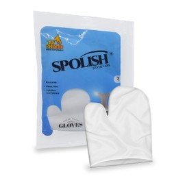 Ner Mitzvah Silver Polish Glove - 3 Gloves - Reusable, Instant Shine, Quick Tarnish Remover - Silver Polish for Silverware, Jewelry, Watches and More – 100% Cotton