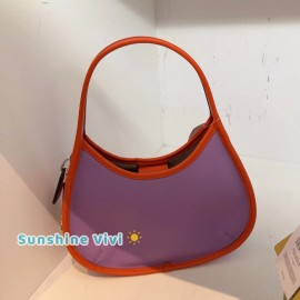 Coach NWT Coach CK112 Ergo Bag In Coachtopia Leather Iris/Sun orange