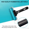 ATB 2.2-inch+4-Inch Rubber Brayer Roller for Printmaking, Removable Print Roller,