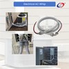 Electrical AC Whip Assembly -1/2" x 4ft Non-Metallic Liquid Tight
