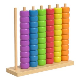 Color Matching Stacking Puzzle Game, Fast Pattern Challenge Ring Stack Puzzle for 2 Players, Competitive Tabletop Puzzle Game Set Including Shelves an