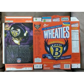 Wheaties Baltimore Ravens Return to Baltimore Wheaties Flat Cereal Box