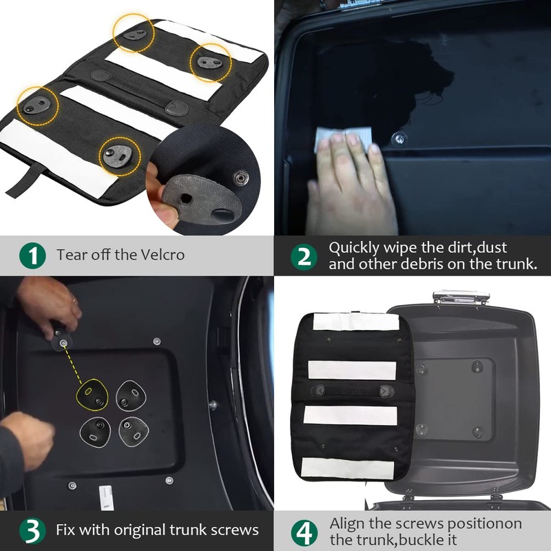 Mofun Tour Pack Lid Organizer Saddlebags Tour Luggage Storage Bag