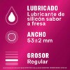 Sico Play, Condón de látex texturizado sabor fresa 3 piezas