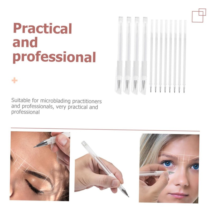 Ipetboom Manual Positioning Pen for Eyebrows Set of White Skin
