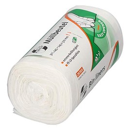 DEISS FIRST PLUS Made of LDPE, 1A material, 30 L, white, 50 pieces/roll 36002