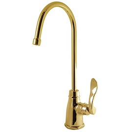 KINGSTON BRASS KS2192NFL Nuwave French Cold Water Filtration Faucet, Polished Brass