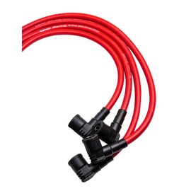 VMS RACING 92-01 10.2mm High Heat Performance Spark Plug Ignition Wires Set in RED Compatible with Honda Prelude 2.2L 1992-2001 H22 DOHC VTEC Engines ONLY