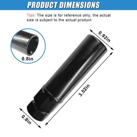 ZIMISI 7 Spline Lug Nut Socket, Aftermarket Splines Tuner Lug Nut Key Replacement, Universal Car Wheel Lock Removal Tool for 7/8"/22mm and 13/16"/21mm Hex Socket Wrench (7 Spline)