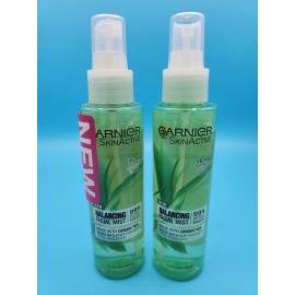 Garnier NEW Lot of 2 Garnier SkinActive Balancing Facial Mist Vegan Green Tea 4.4fl Oz