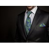 S&W SHLAX&WING Men's Necktie Set, Pocket Square Necktie, 57.9 inches
