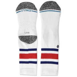 Stance Crew Boyd St Kids Socks (Small, White Blue)