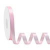 Simplegoal Double Face Light Pink Satin Ribbon 3/8 Inch X