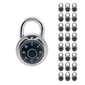 24 Pack Combination Lock Locker Lock for Gym and School Lockers Safe Combination Padlock Mini Combination Lock，Standard Dial Combination Lock, Pack of 24
