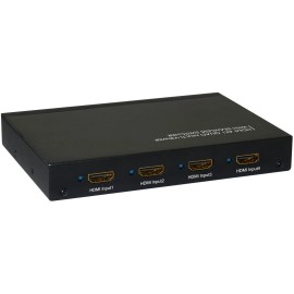 Parts Express HDMI 4x1 Quad Multi-Viewer With Seamless Switch