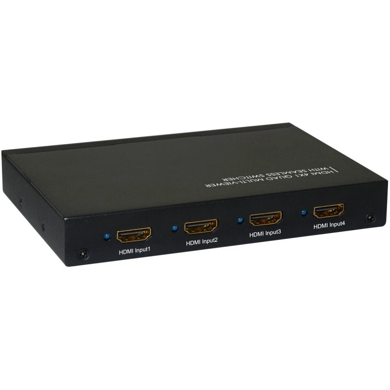 Parts Express HDMI 4x1 Quad Multi-Viewer With Seamless Switch