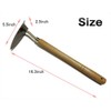 Tomerry Japanese Garden Landscaping Triangle Hoe with Stainless Steel Blade