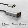 KabelDirekt – USB C to HDMI adapter – 0,15m –