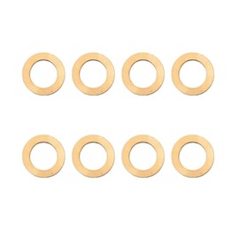 8PCS Saw Blade Bushings - 20mm to 1/2" Brass Adapter Washers, Thickness of 1mm