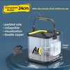 Transparent Foldable EVA Fishing Bucket, 20/22/24cm with 5m Rope Options